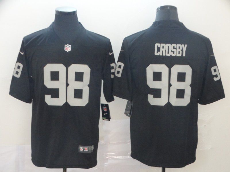 Men Oakland Raiders 98 Crosby Black Nike Vapor Untouchable Limited Player NFL Jerseys
